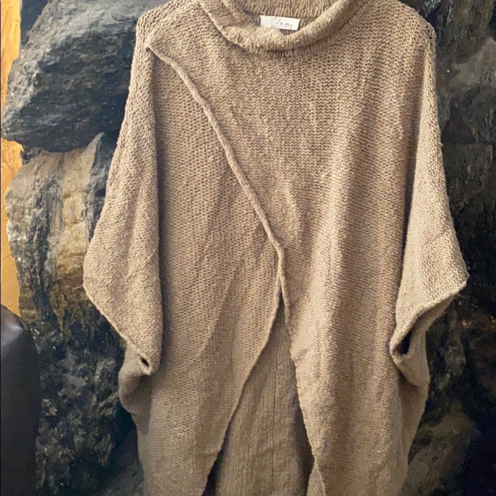 Olive green wool Shaw